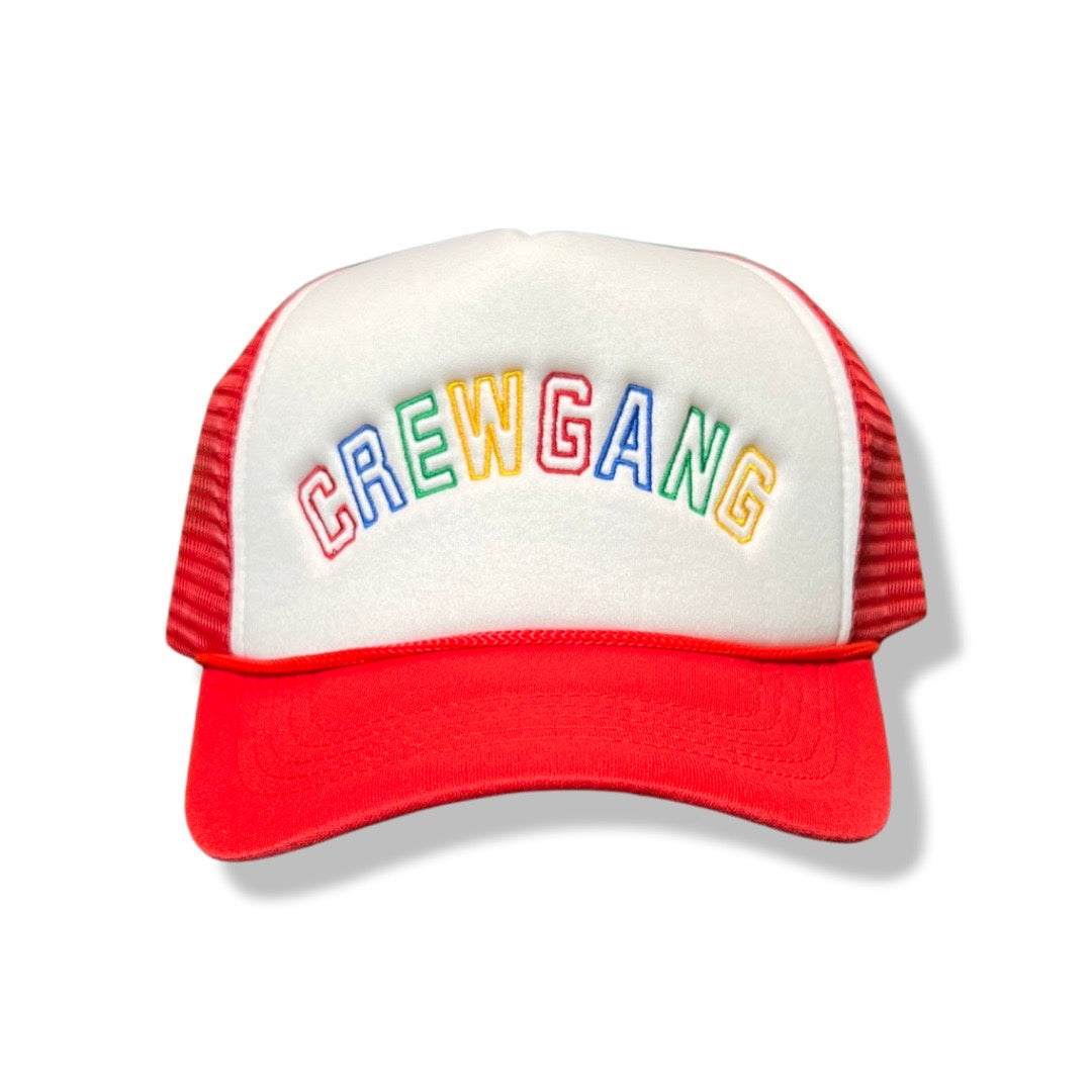 Varsity Trucker Hat (Red)