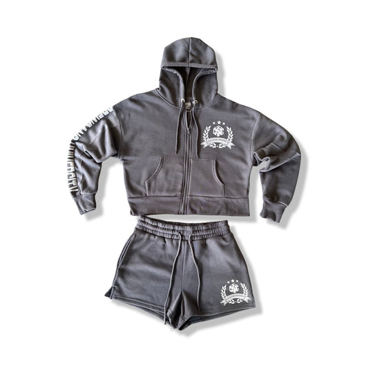 Women's University Short Set (Cement)