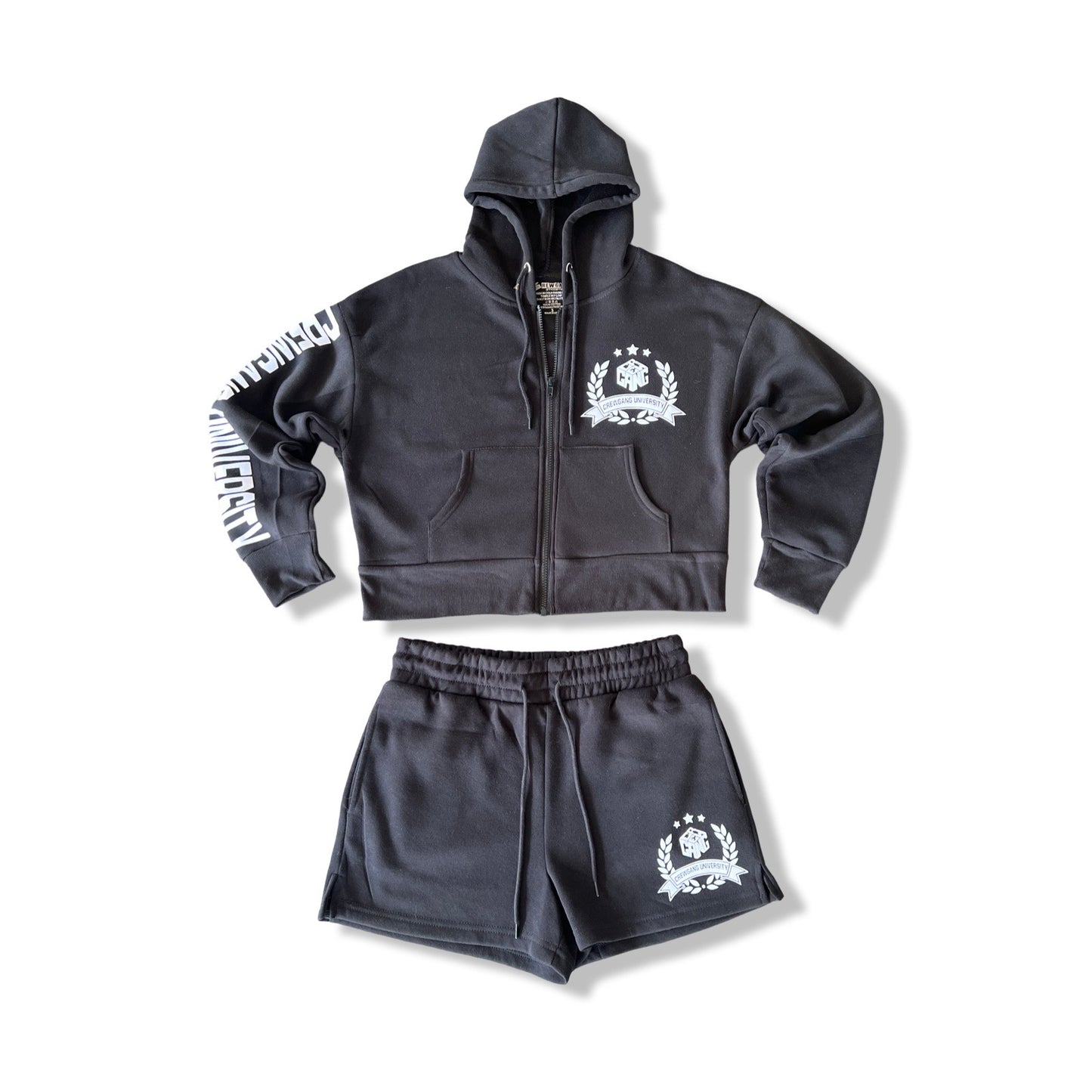 Women's University Short Set (Black)